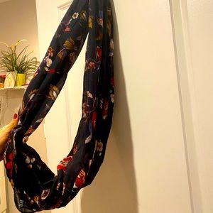 Navy Blue infinity scarf